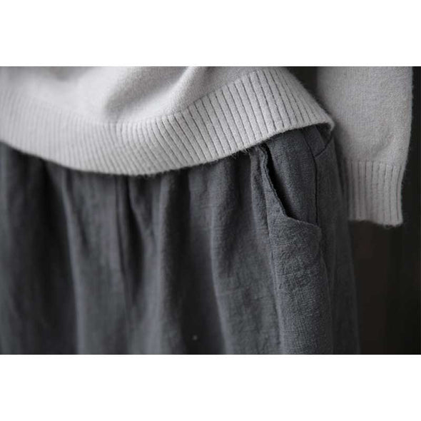 【S~5XL】レディースサルエルパンツ　夏　楽ちん　無地　シンプル　パンツ