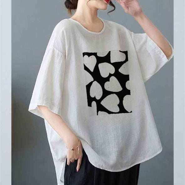 大人かわいい　ゆるシルエット　色バリ豊か　半袖Tシャツ