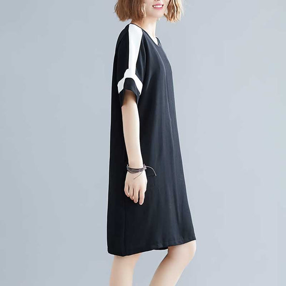 【XL~2XL】大人カジュアル　楽ちんシフォン　チュニックワンピース
