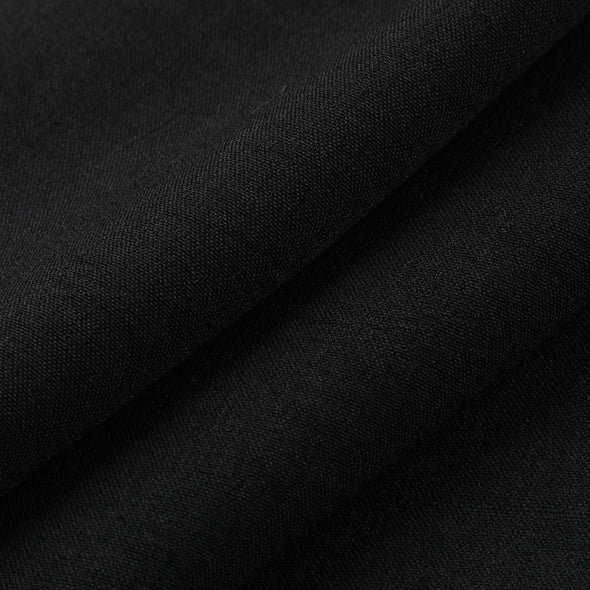 【S~5XL】シンプルカジュアル　無地　マキシ丈　シャツワンピース