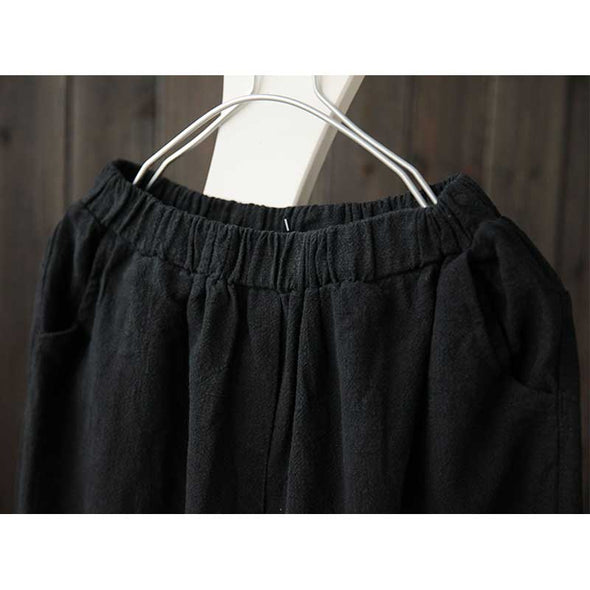 【S~5XL】レディースサルエルパンツ　夏　楽ちん　無地　シンプル　パンツ