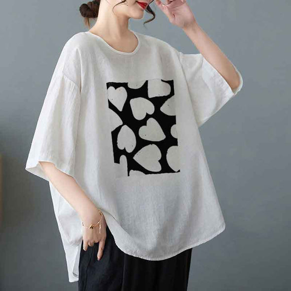 大人かわいい　ゆるシルエット　色バリ豊か　半袖Tシャツ