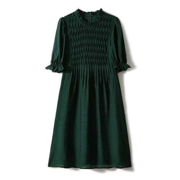 【S~2XL】韓国ファッション　薄手生地　夏人気　ふんわりワンピース