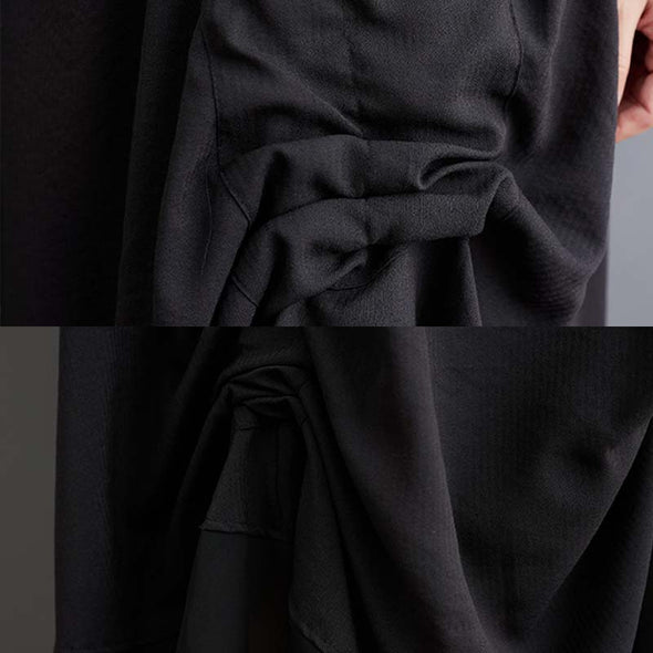 【M~2XL】韓国ファッション　タック入り　ジャンパースカート　おしゃれワンピース　夏ワンピース