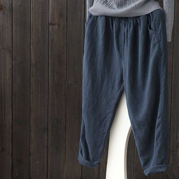 【S~5XL】レディースサルエルパンツ　夏　楽ちん　無地　シンプル　パンツ