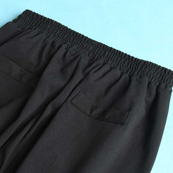 【4XL~9XL】人気　着痩せ効果　無地　大人シンプルカジュアル　サルエルパンツ　大きいサイズパンツ　夏9分丈 パンツ