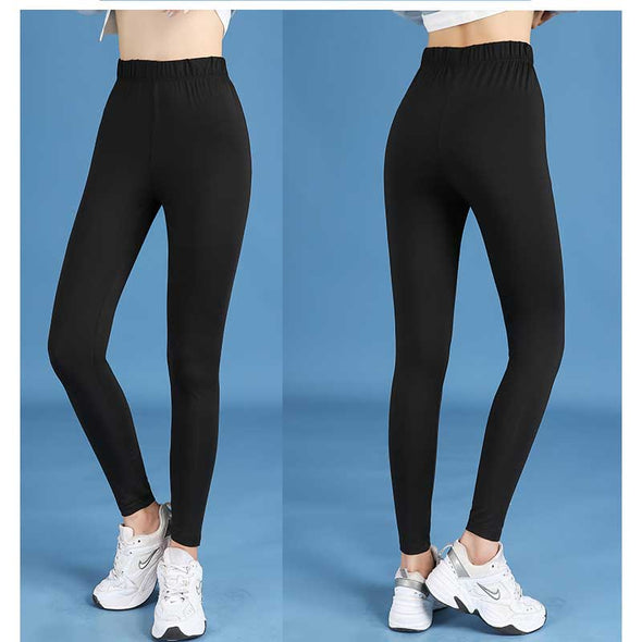 【2L~6XL】ビッグシルエット　着瘦せ効果　無地　シンプル　レギンスパンツ