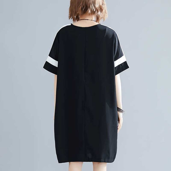 【XL~2XL】大人カジュアル　楽ちんシフォン　チュニックワンピース