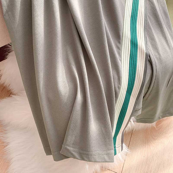 【2XL~6XL】大きいサイズ　ドルマン風　チュニックワンピース　アシメ裾