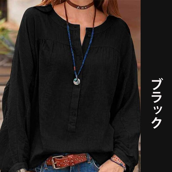 大人シャツ　ブラウス　5XL無地シャツ　春夏トップス　ゆったりシャツ